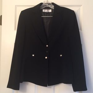Tahari Black Pant Suit